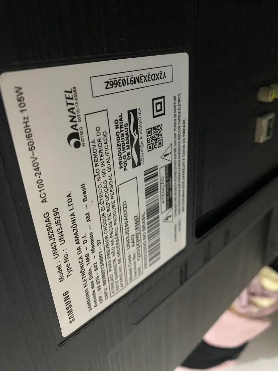 TV Samsung 43? com defeito  - Foto 2