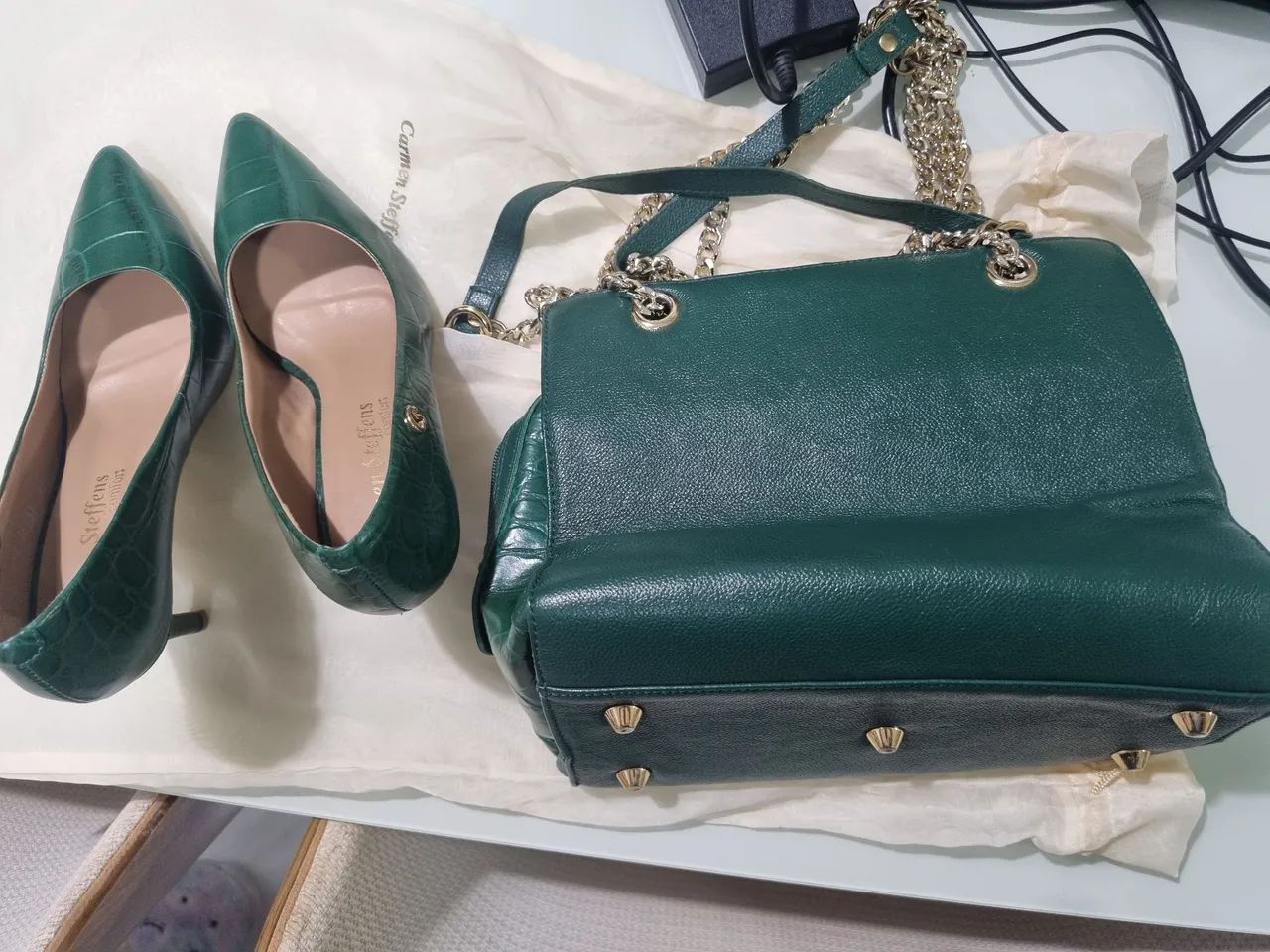 Bolsa+Sapato Carmen Stefani Original - Foto 5