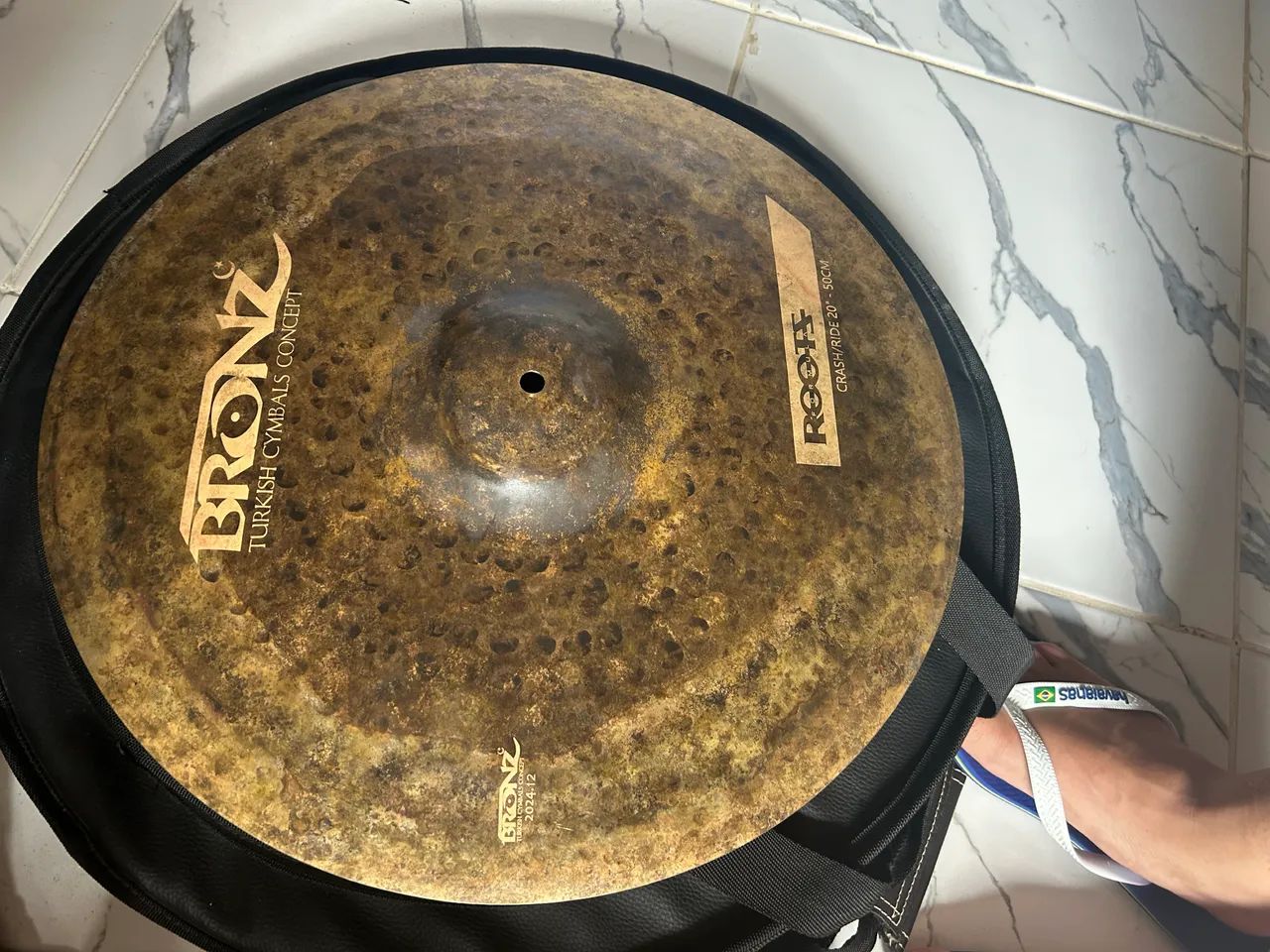 Crash/ride 20 bronz roots - Instrumentos musicais - Clube dos
