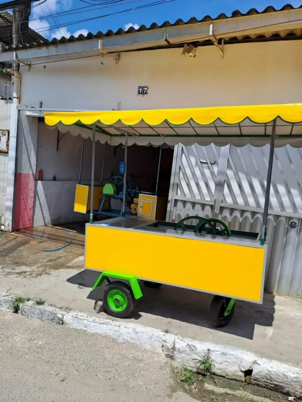 Carroça com engenho de caldo de cana - Foto 2