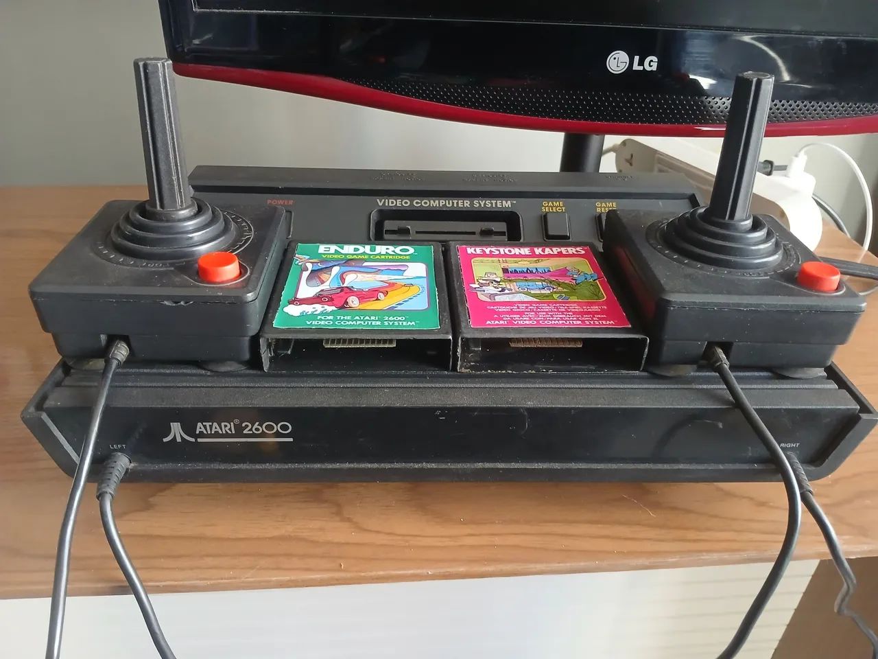 ATARI 2600 COMPLETO COM MOD AV