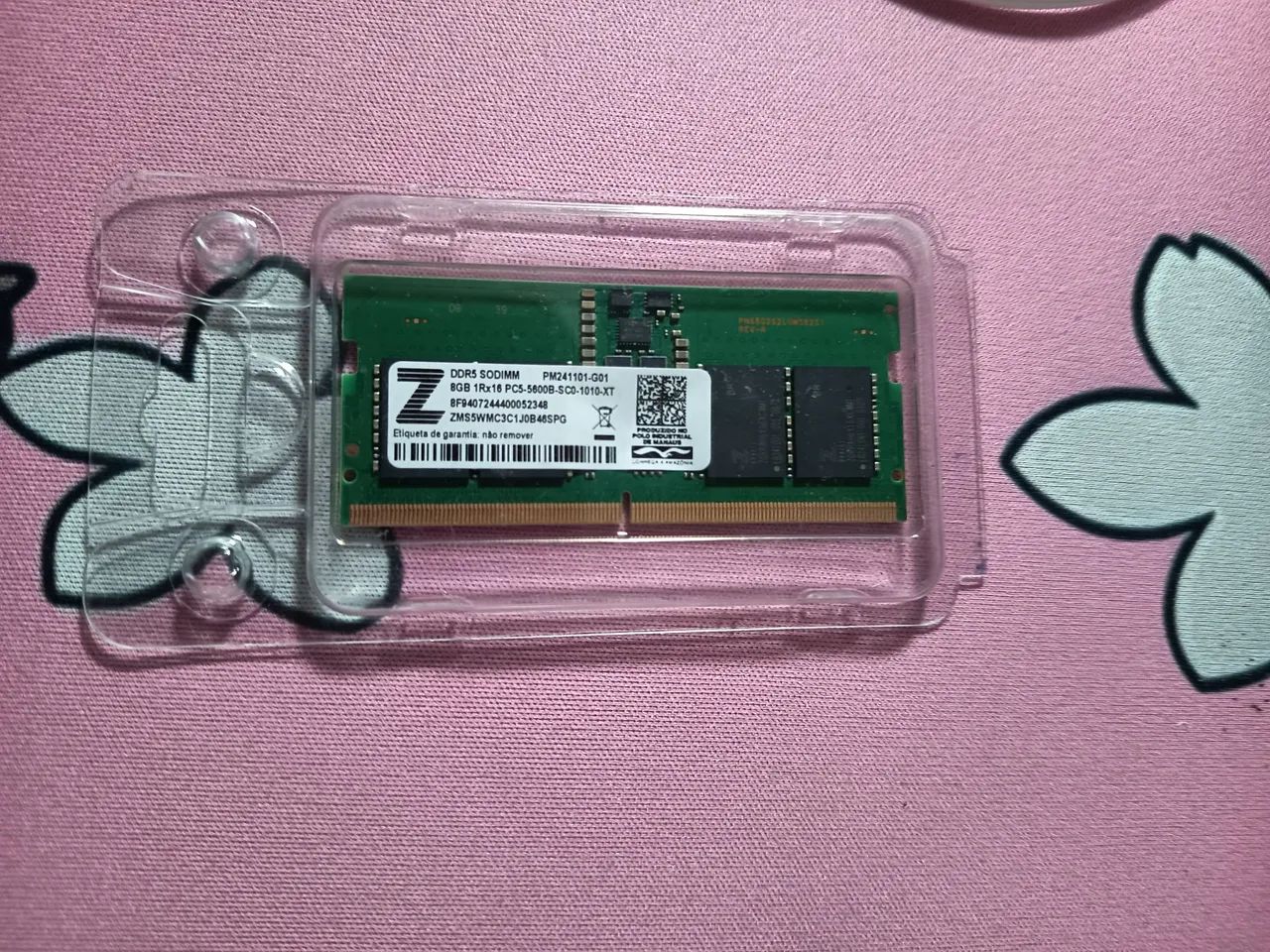 Memória Ram DDR5 8gb para Notebook.