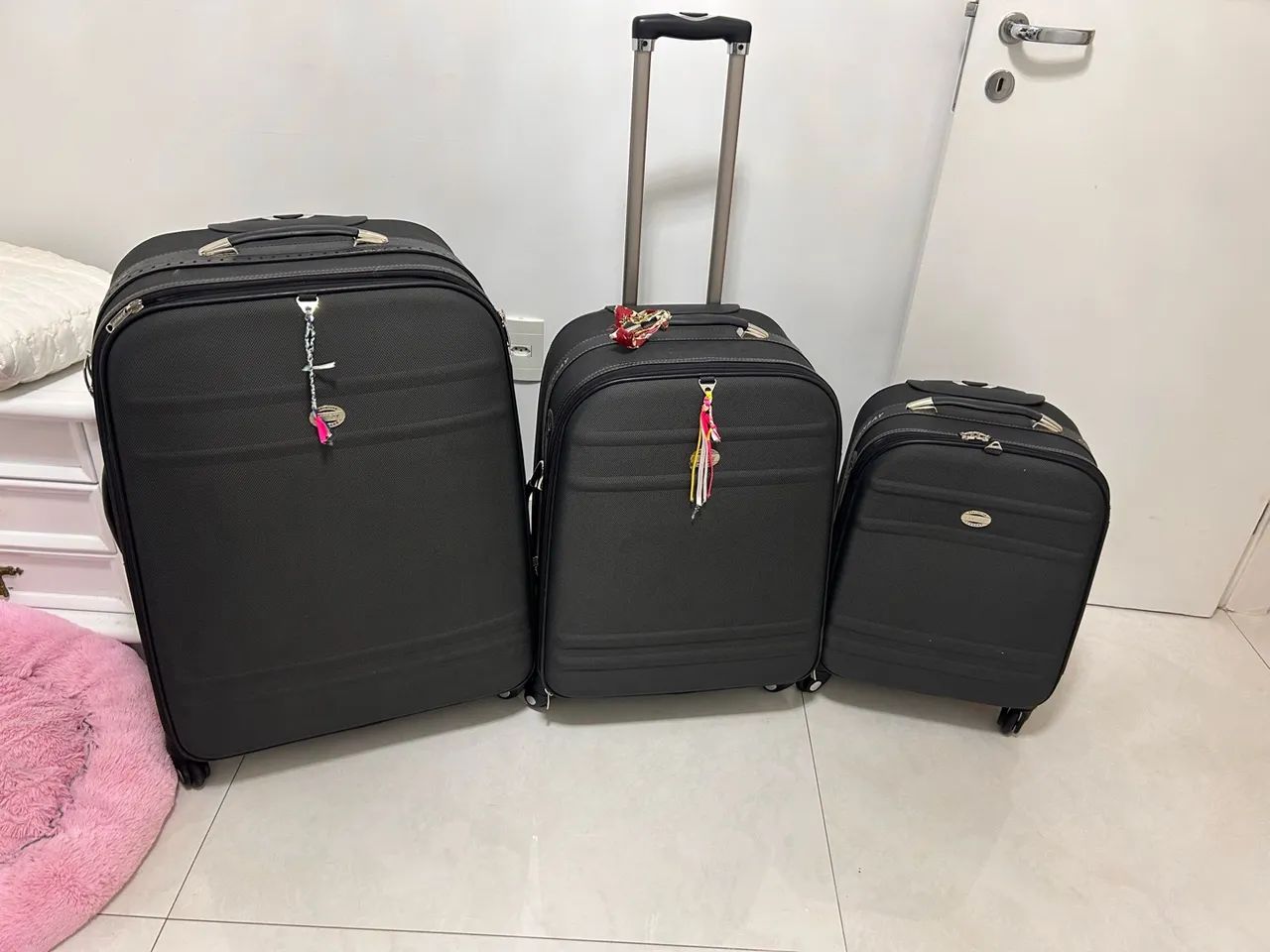3 Malas LANSAY semi novas - Foto 3