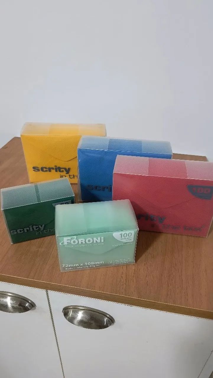 Envelopes coloridos 