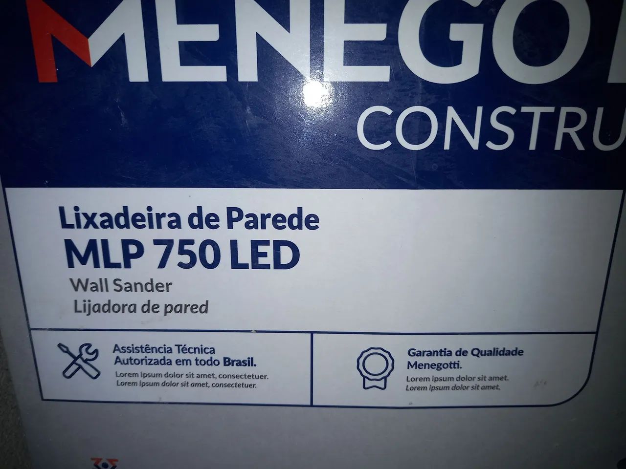 Lixadeira de parede com Led usada - Foto 2