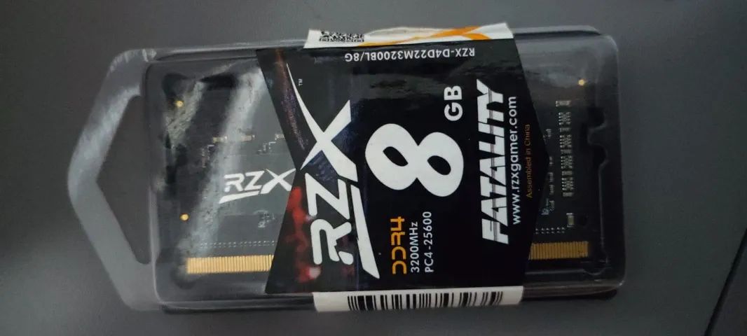 Memória Ram Notebook Rzx Gamer Fatality 8gb Ddr4 3200mhz - Foto 2