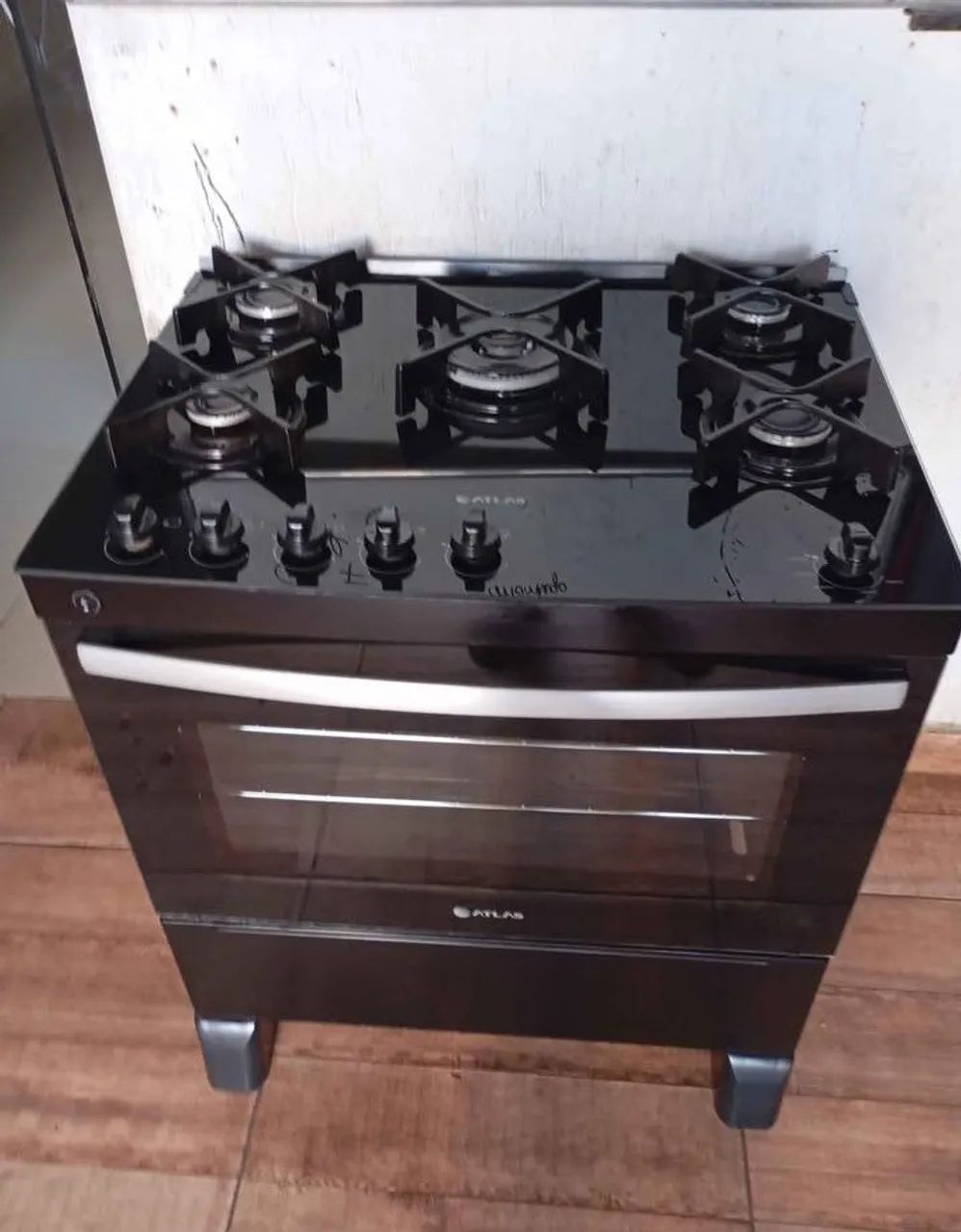 Fogão mesa de vidro 5 bocas automático  - Foto 2