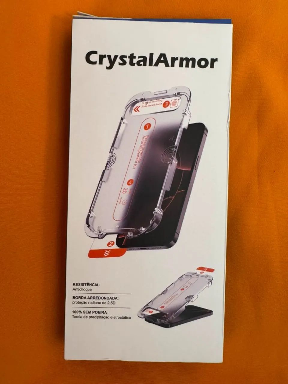Película de Vidro CrystalArmor com Aplicador Automático Inteligente - Foto 2