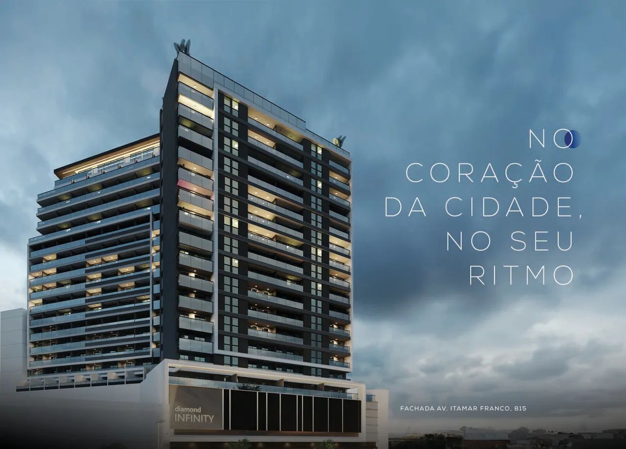 Studios Diamond Infinity no Melhor da Av. Itamar Franco