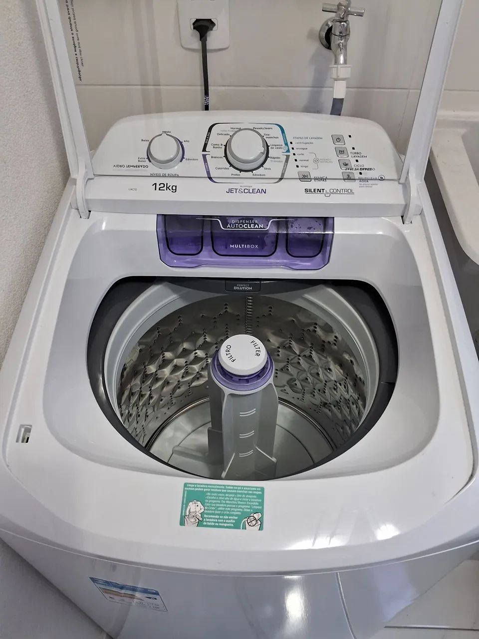 Máquina de lavar ELECTROLUX 12kg LAC12 NOVA - Foto 2