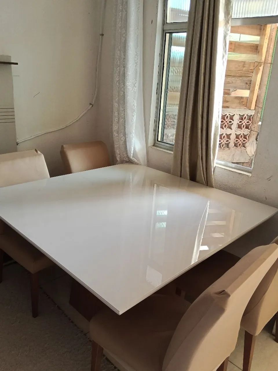 Mesa tampão vidro  - Foto 2