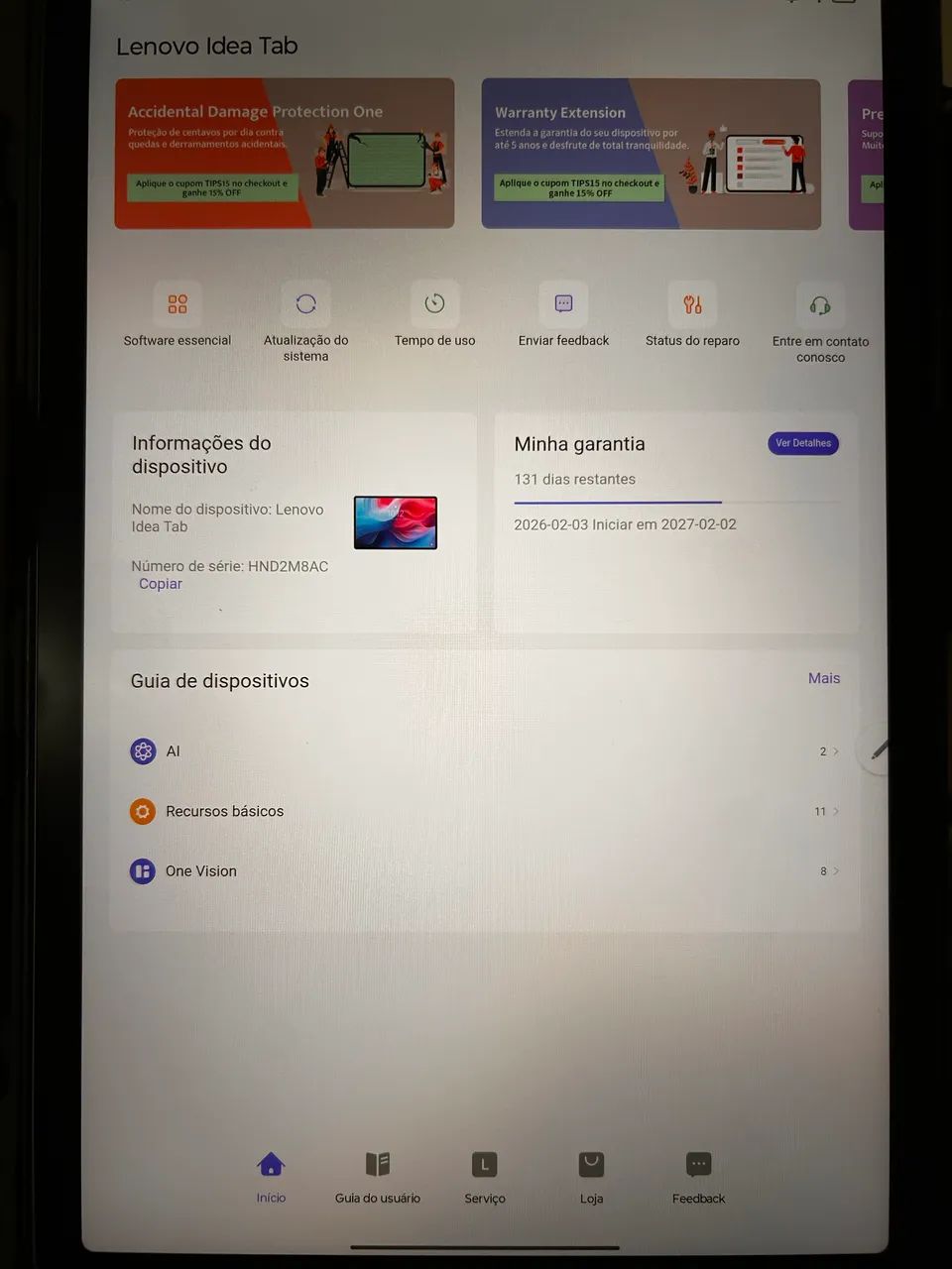 Lenovo Idea Tab 8gb RAM | 128gb arm. e 11 polegadas - Foto 4