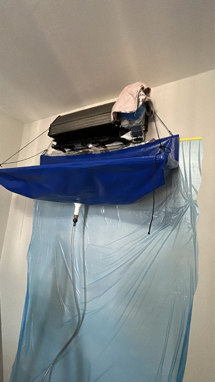 Higienização de ar condicionado 