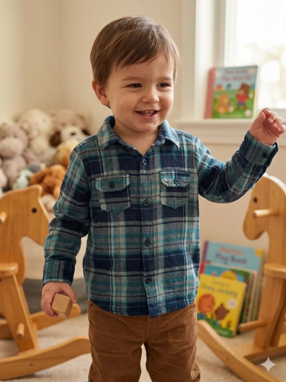Camisa Xadrez Infantil - Foto 3