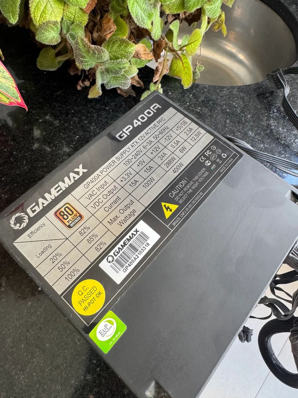 FONTE GAMEMAX GP400A ? 400W 80Plus Bronze