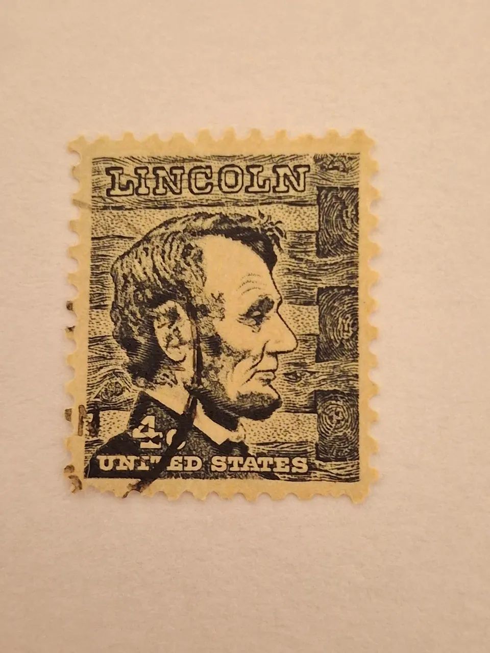 Selo Abraham Lincoln 4c. Antiguidade 