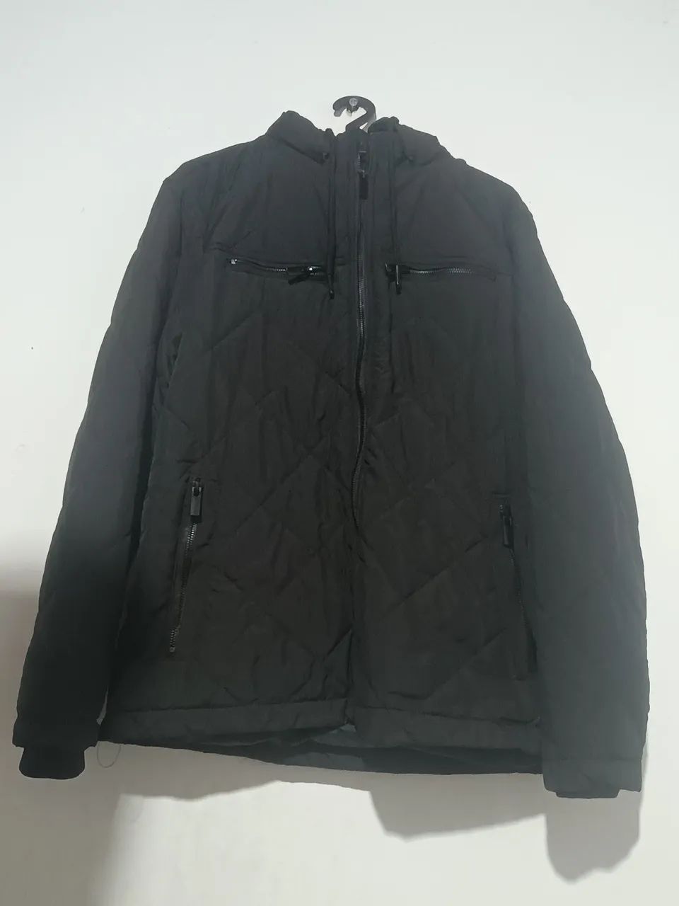 Casaco Puffer com capuz unissex  - Foto 3