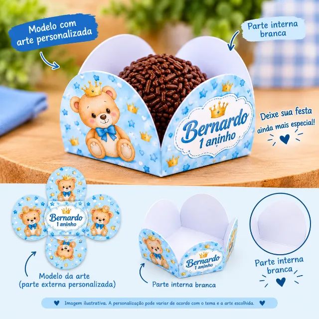 Forminhas de Docinhos Personalizados  - Foto 2