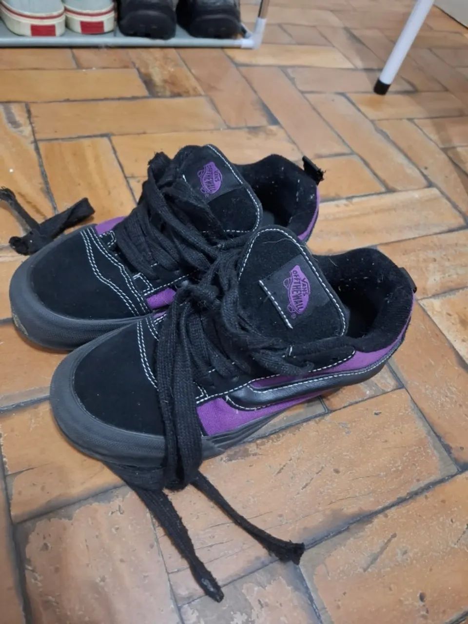 Vans Knu Roxo e Preto (35) - Foto 5