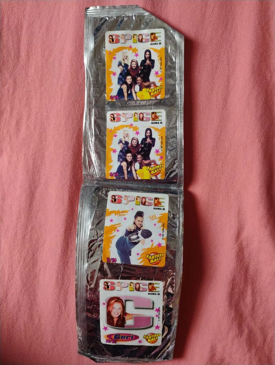 Embalagem Spice Girls! Stickers de pirulito Chupa Chups - Foto 2