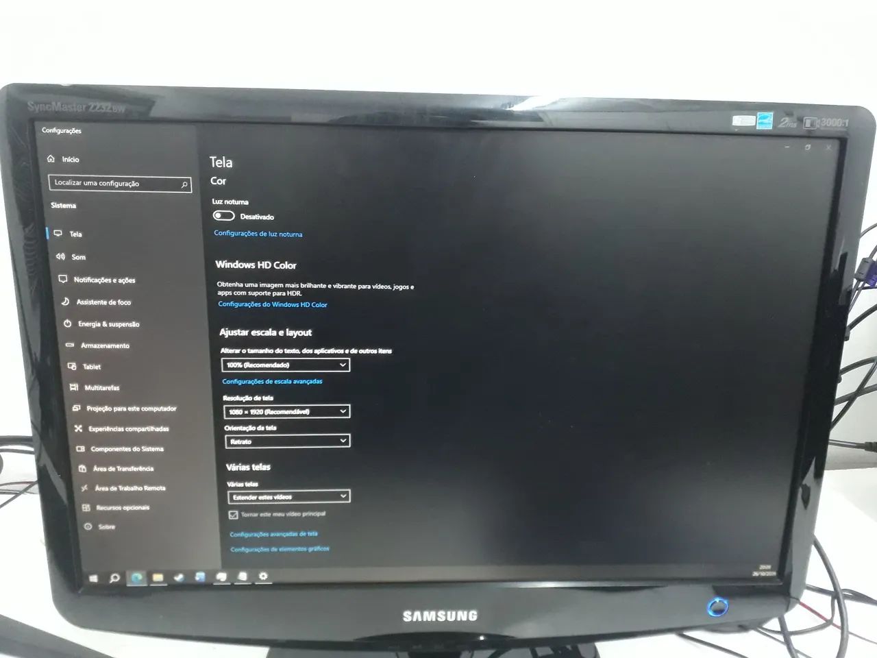 Monitor Samsung SyncMaster 2232bw  - Foto 2