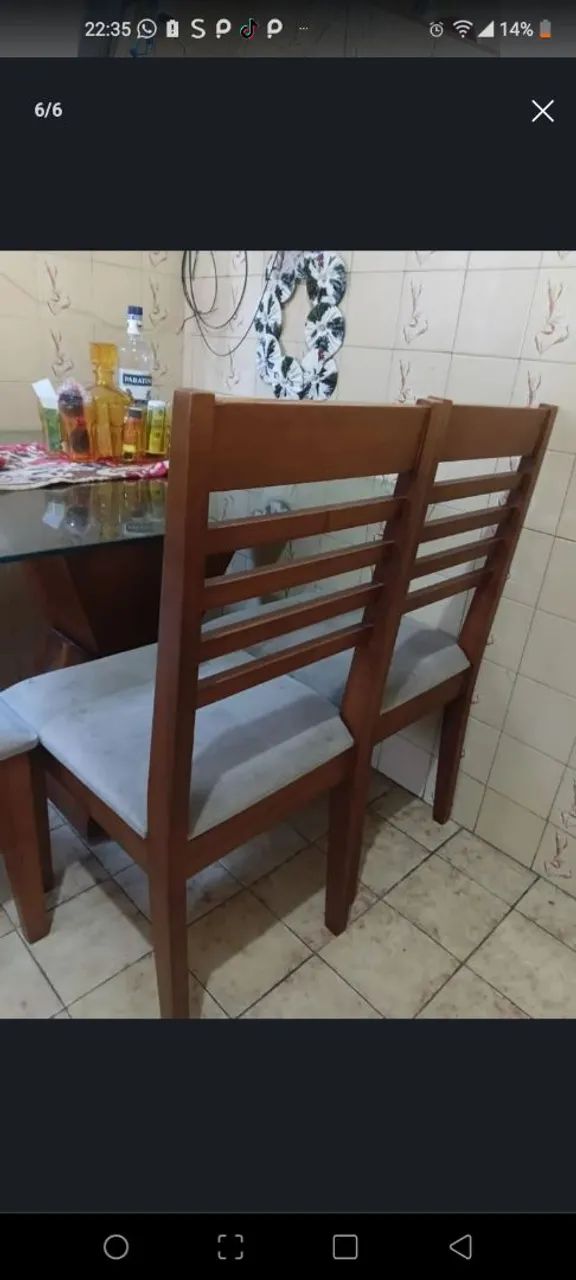 VENDO LINDA MESA DE VIDRO  - Foto 5