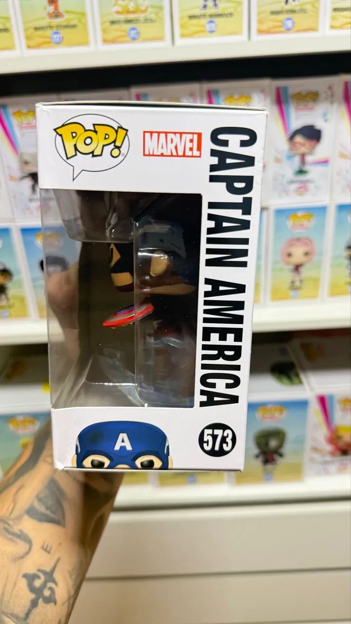 FUNKO POP MARVEL AVENGERS ENDGAME - CAPTAIN AMERICA 573 - Foto 4