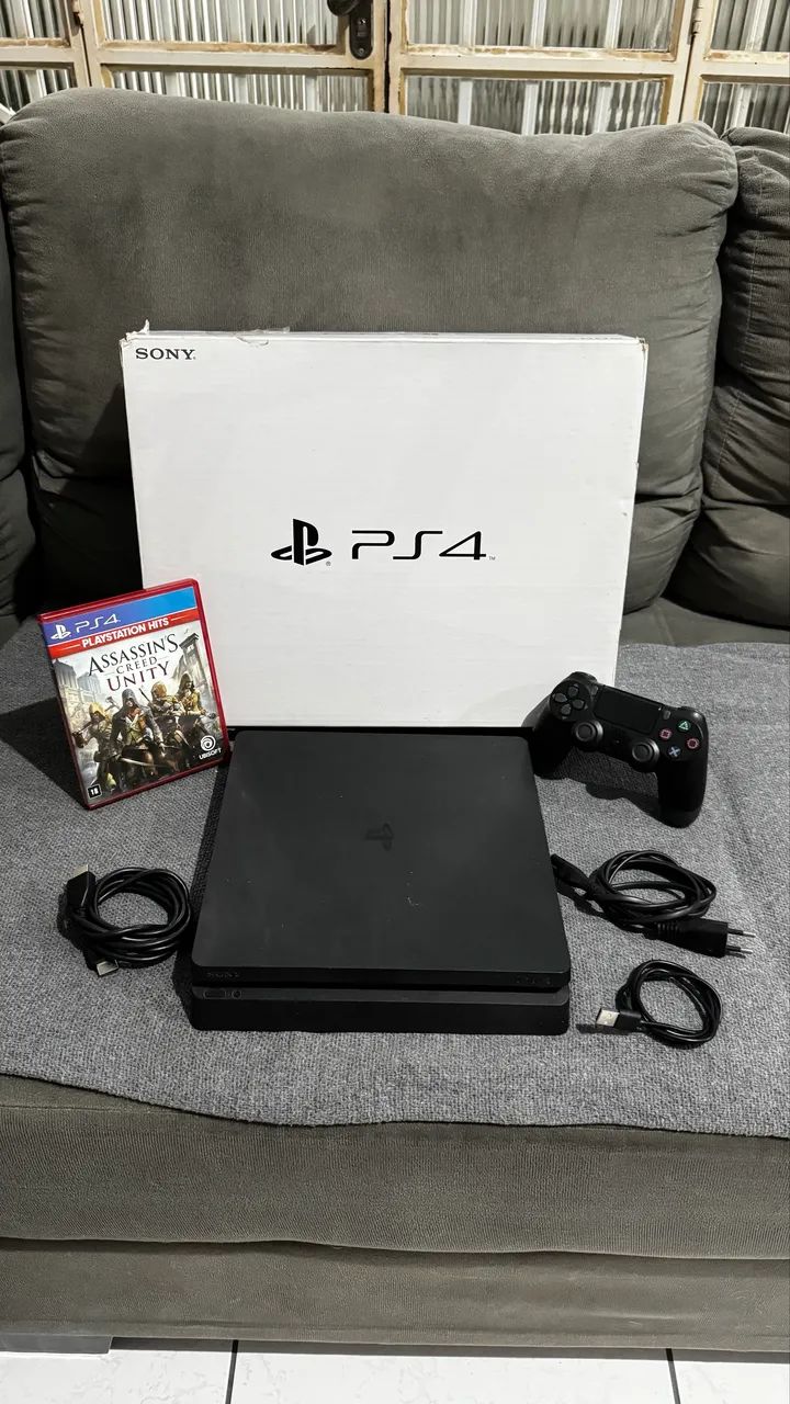 Ps4 slim 1tb com caixa