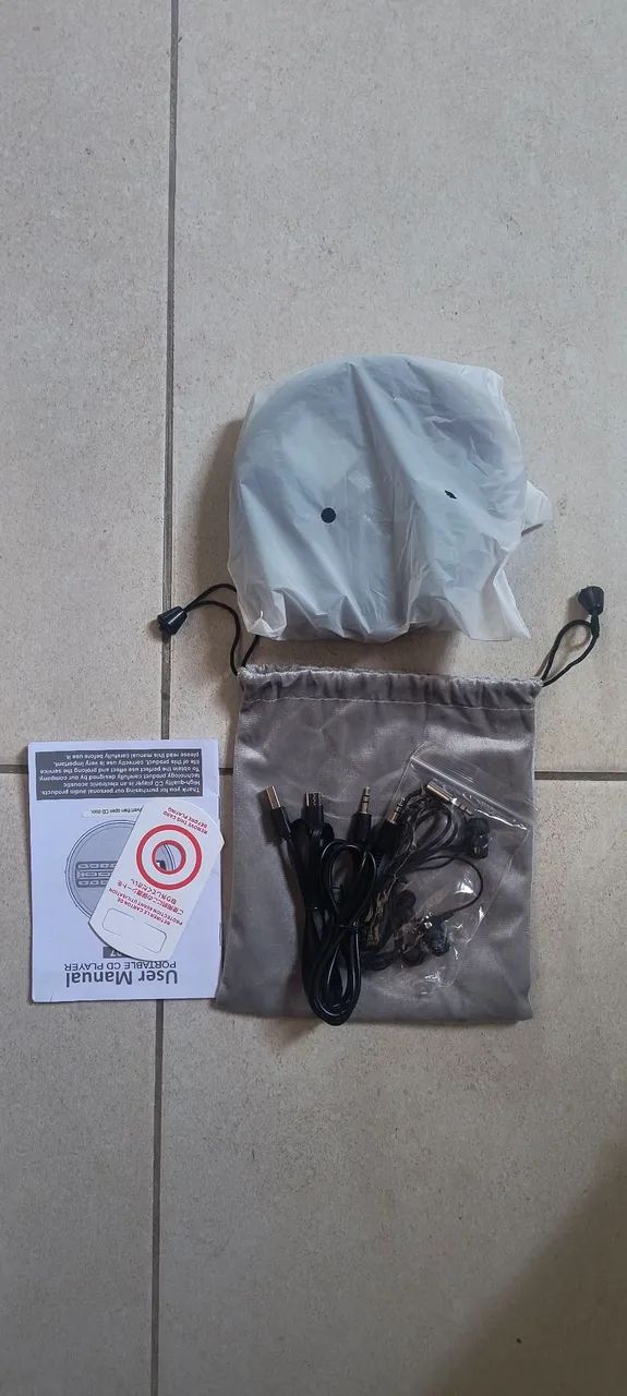 Combo Diskman e Fone de Ouvido Bluetooth - Pra Vender Rapido - Foto 3