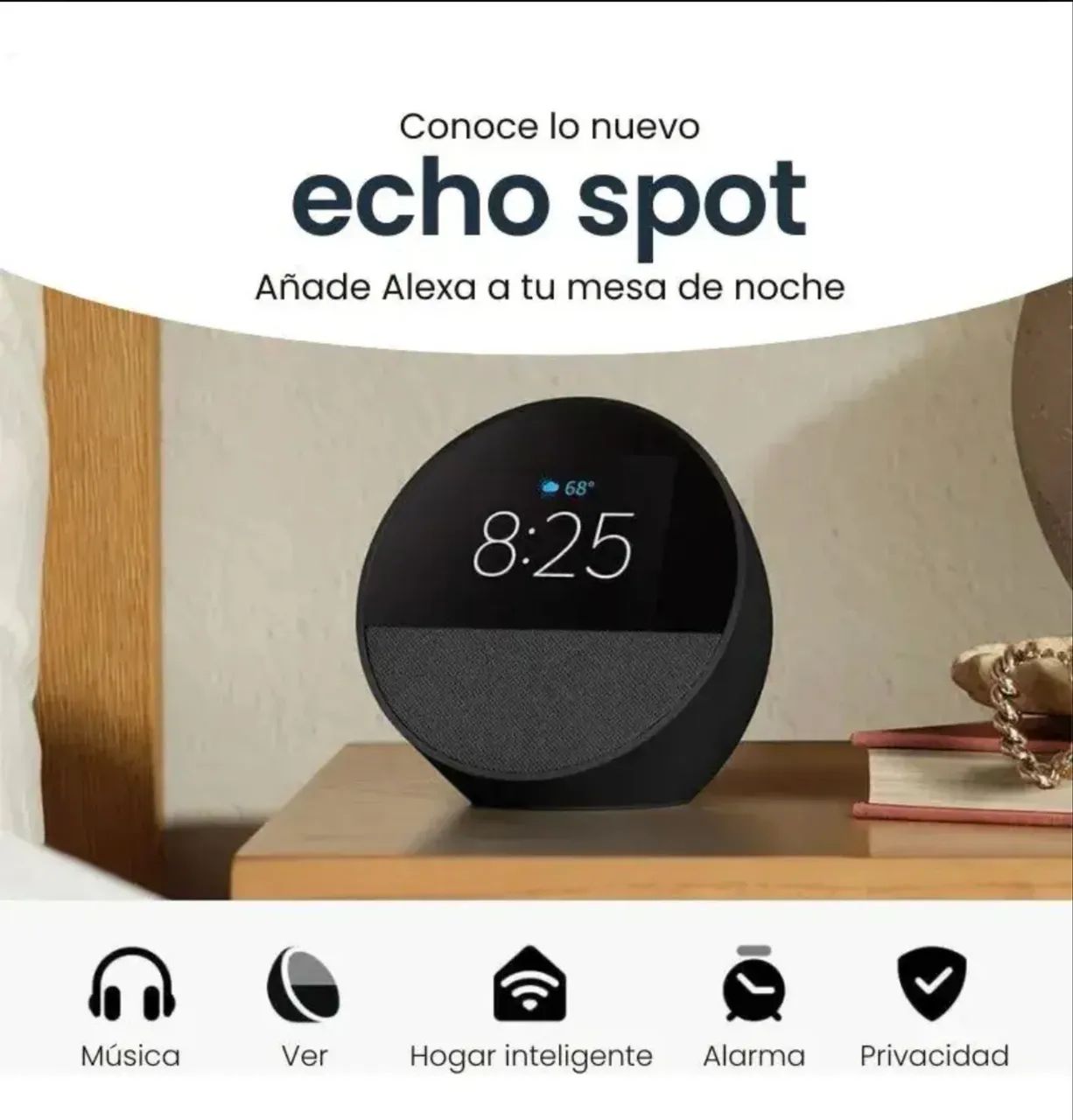 Alexa c/ Display Amazon Echo Spot 2024 - Foto 2