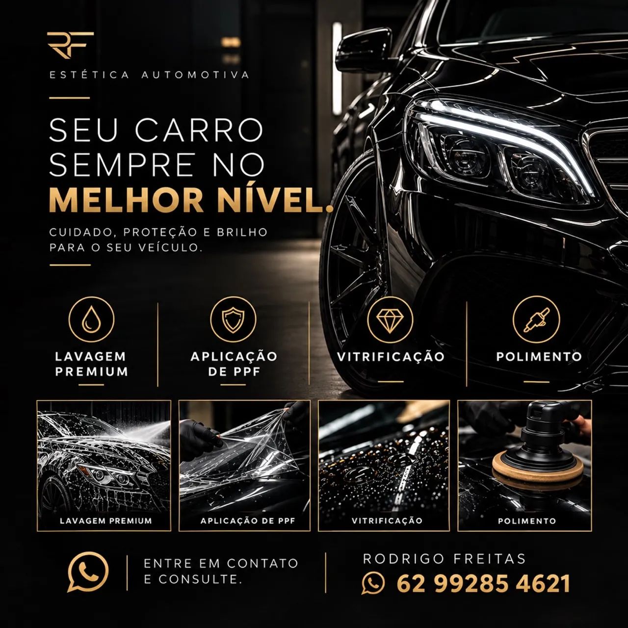 SERVIÇOS DE ESTÉTICA AUTOMOTIVA