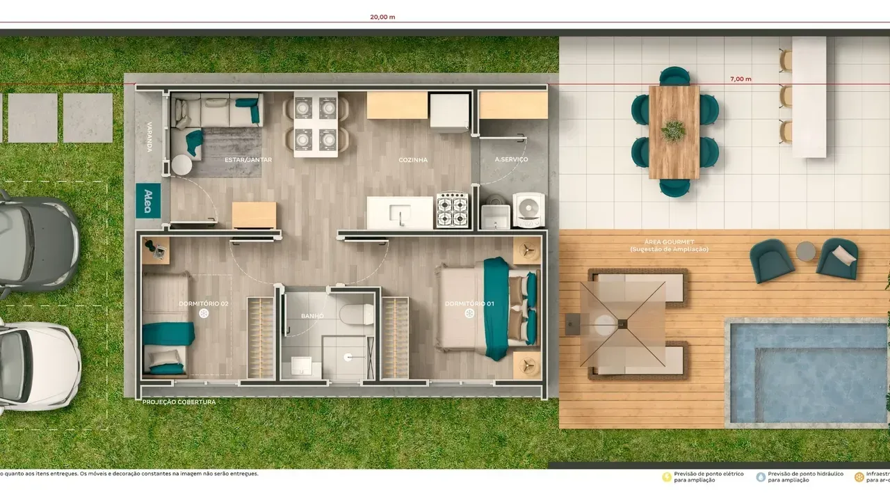 PLANTA 41m²