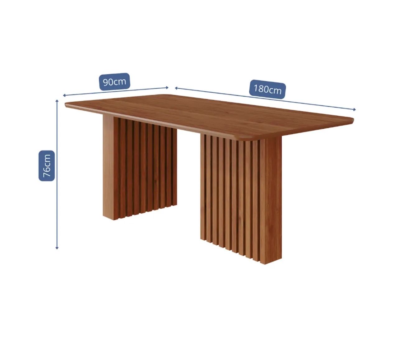 Mesa de Jantar Ester com Tampo 1,80x0,90 Entrega Rápida - Foto 3