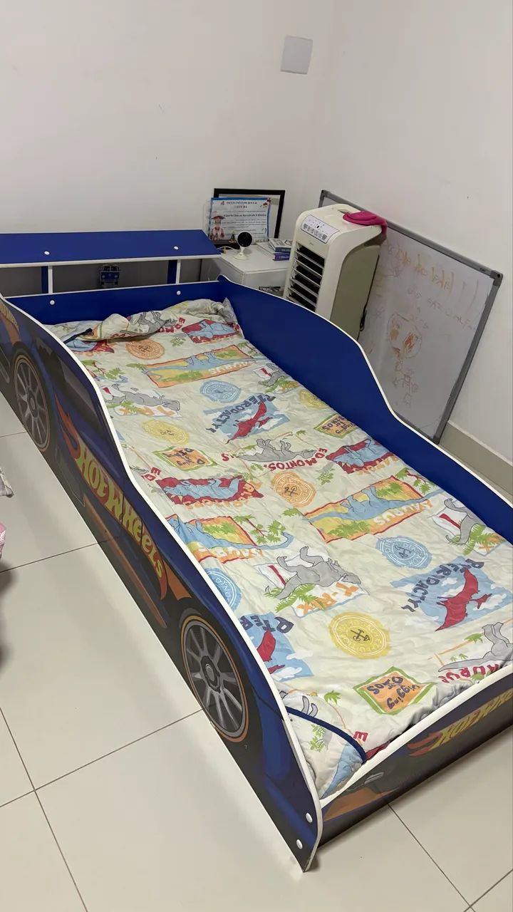 cama solteiro hot wheels sem colchão 