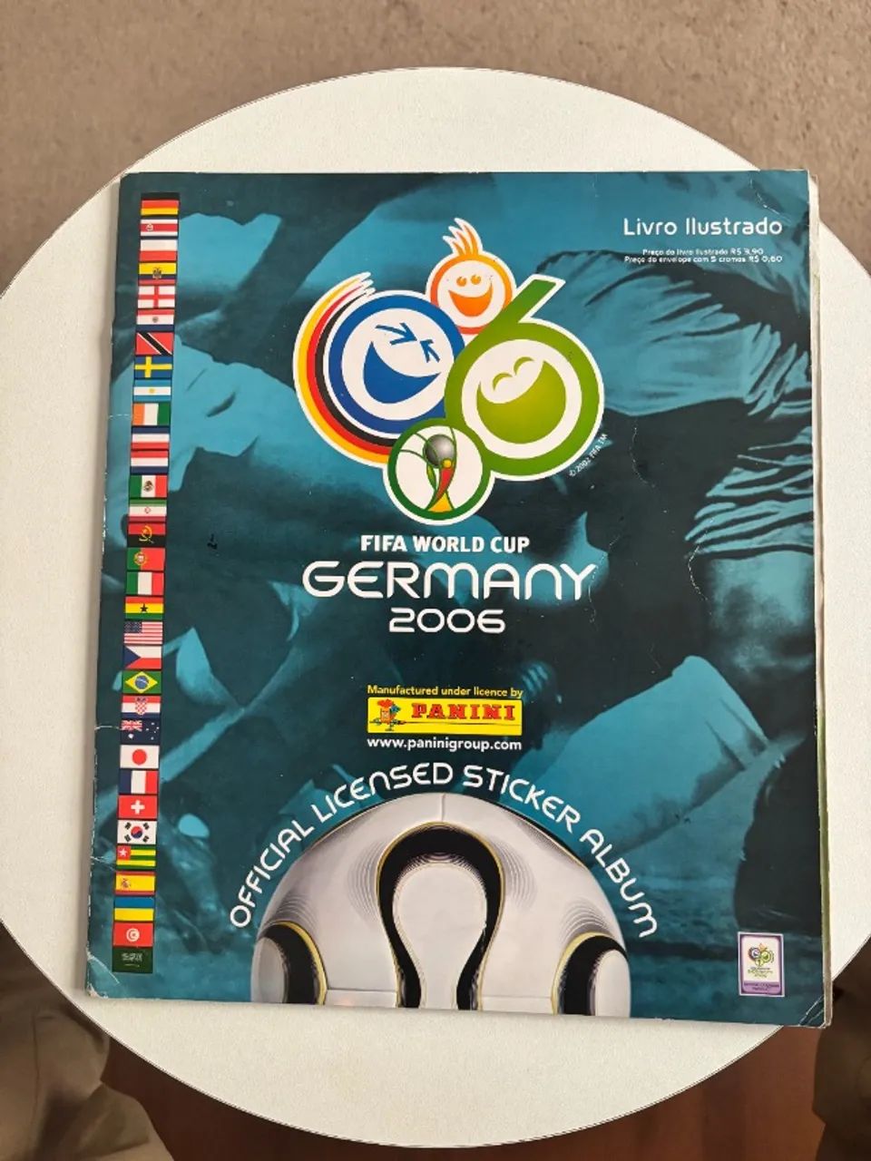 Album vazio copa do mundo 2006 capa mole