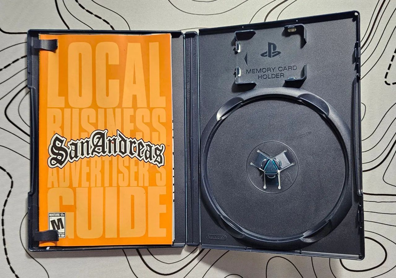 [PS2] Capa com Manual e Mapa GTA San Andreas Greatest Hits PS2 - Foto 3