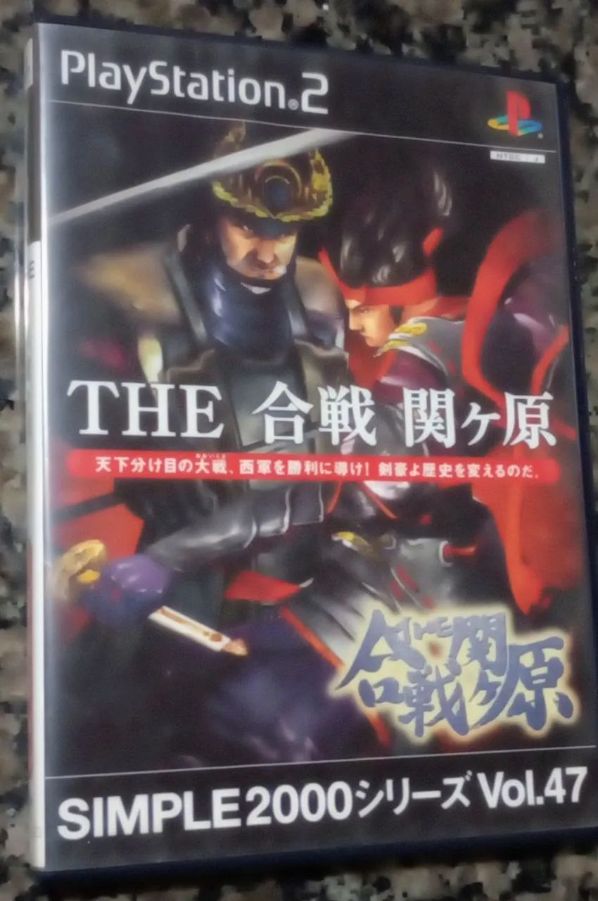 Simple 2000 Series Vol. 47 THE Kassen Sekigahara original de PS2