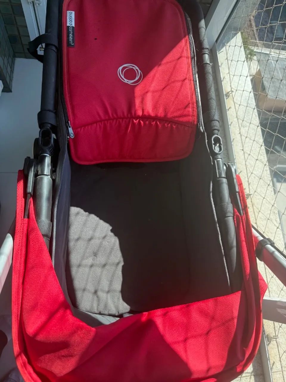 Moisés Bugaboo Cameleon 3 Original - Vermelho - Excelente Estado - Foto 4