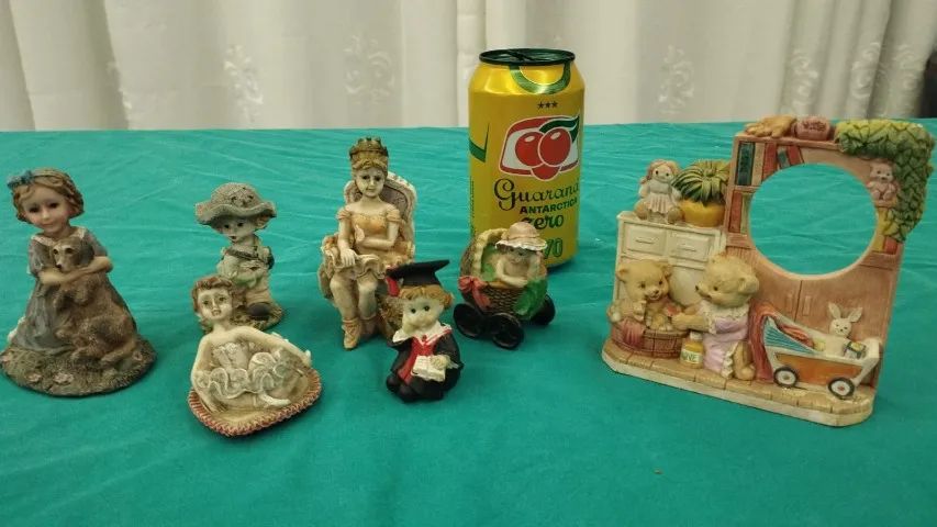 Antigos e charmosos bibelôs decorativos e colecionáveis - Foto 2