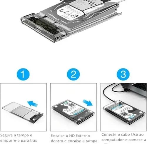 Case para HD Externo - Foto 3