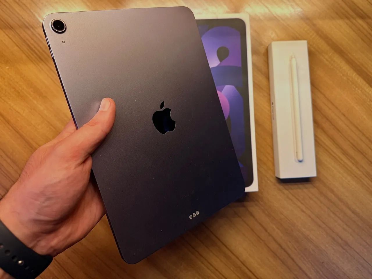 iPad Air 5 geração Purple + Pencil 2 geração - Foto 2