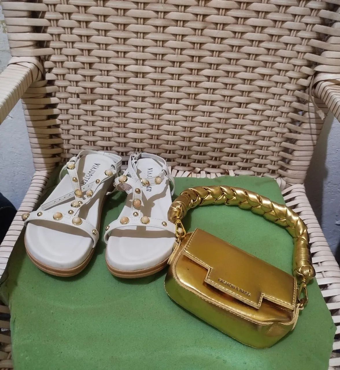 CONJUNTO BOLSA MAIS SANDÁLIA