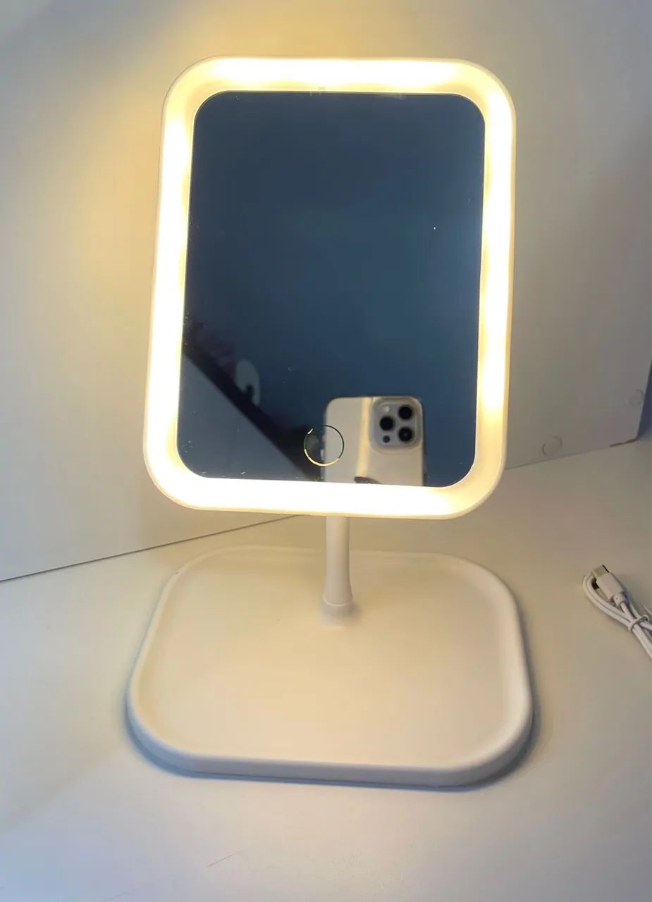 Espelho de mesa com luz de Led NOVOS  - Foto 4