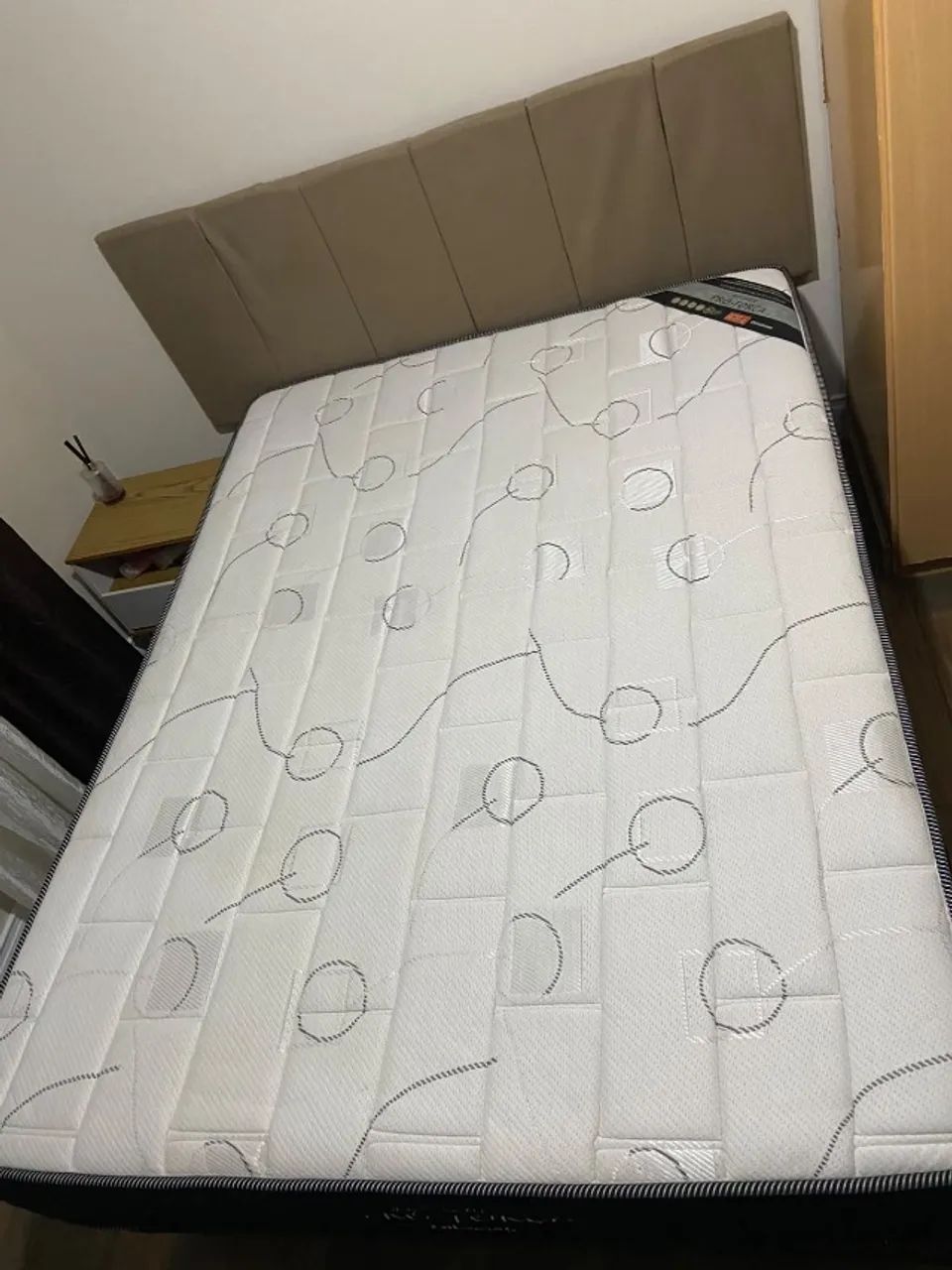 Cama Box Casal Ortobom Pró-Força - Colchão + Base, Quase Sem Uso - Foto 3