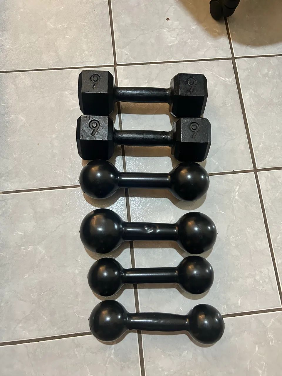 Halteres - 3 pares 