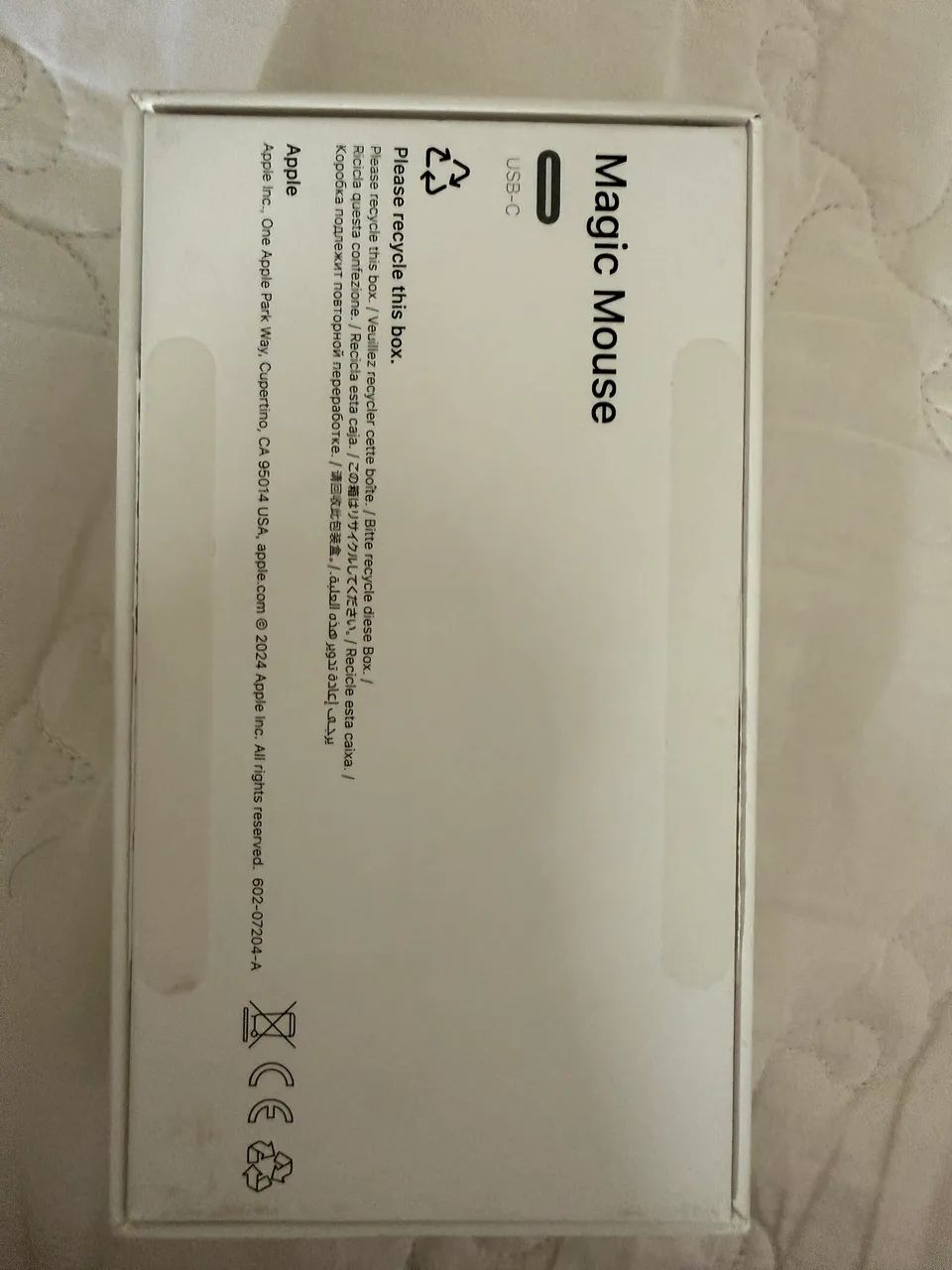 Magic Mouse - USB- C - Novo modelo