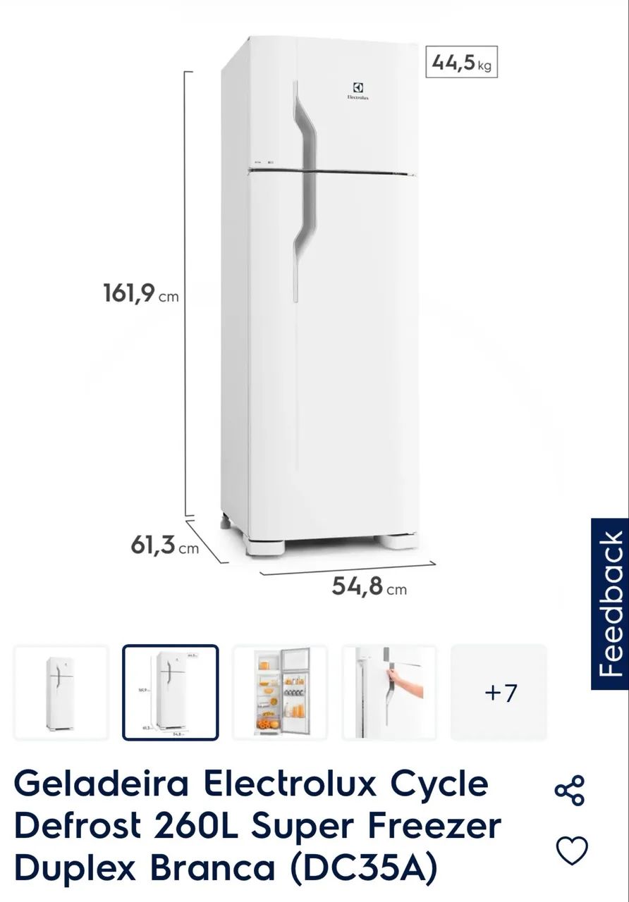 Geladeira Eletrolux 260L - Foto 5