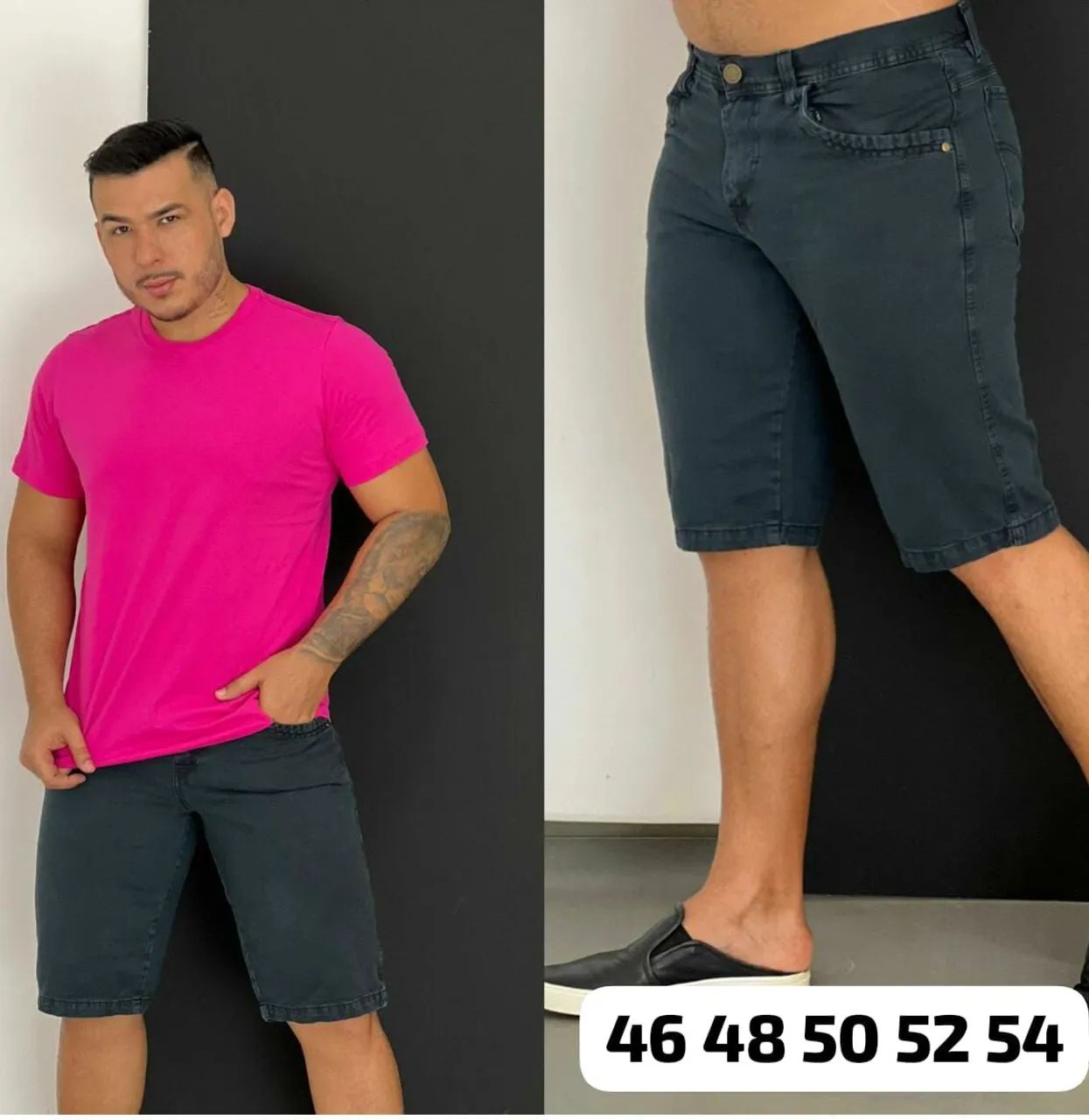 Bermuda jeans _ Plus saze  - Foto 3