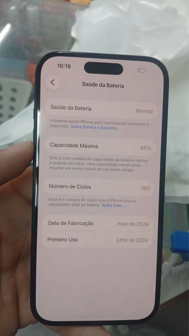 iPhone 15 bem conservado - Foto 4