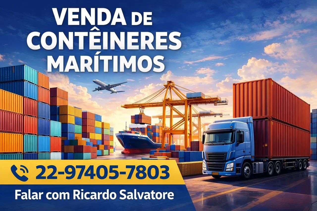 VENDO  CONTÊINERES MARÍTIMOS 